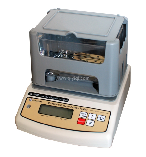 QL-300DR硫化橡胶磨耗指数测试仪,磨耗指数仪,DIN磨耗指数仪,硫化橡胶密度计,橡胶比重计
